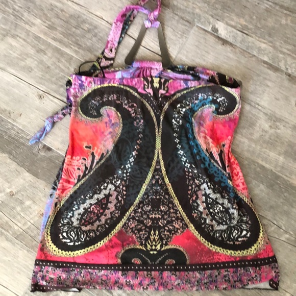 Boston Proper Bohemian Halter Top/Cami M - Picture 5 of 7